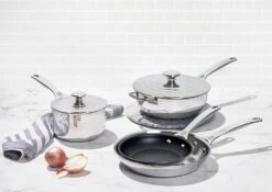 Le Creuset Stainless Steel Cookware Set 10 Le Creuset Stainless Steel Cookware Set -Shop Kitchen Cliques ssp14120