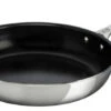 Le Creuset 12.5 Inch Stainless Steel Nonstick Deep Fry Pan With Helper Handle -Shop Kitchen Cliques ssp2500 32 fry pan 12.5 inch