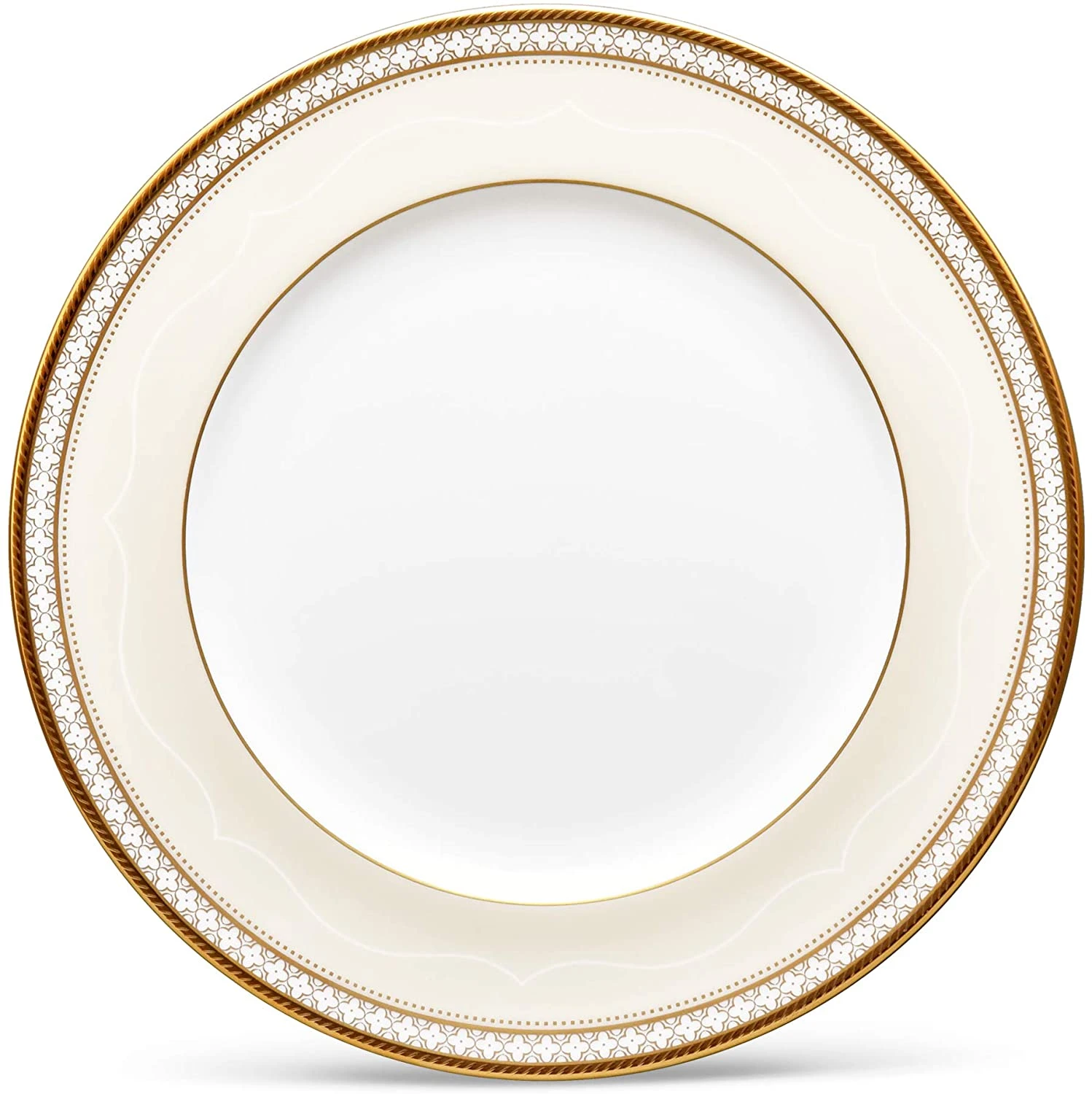Noritake Trefolio Gold Salad Plate 3 Noritake Trefolio Gold Salad Plate