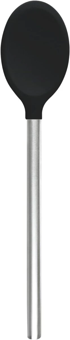 Tovolo Mixing Stainless Steel Handle Scratch-Resistant & Heat-Resistant Silicone Spoon 14 Tovolo Mixing Stainless Steel Handle Scratch-Resistant & Heat-Resistant Silicone Spoon -Shop Kitchen Cliques tovolo1000250