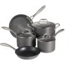 Tramontina Cookware Set, Hard Anodized -Shop Kitchen Cliques tram80123 068ds