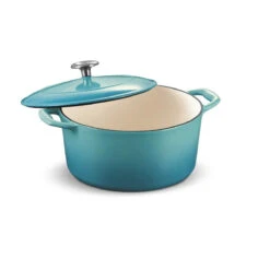 Tramontina 5.5 Qt Enameled Cast-Iron Series 1000 Covered Round Dutch Oven -Shop Kitchen Cliques tram80131 036ds