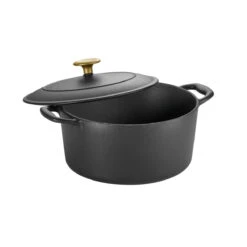Tramontina 5.5 Qt Enameled Cast-Iron Series 1000 Covered Round Dutch Oven -Shop Kitchen Cliques tram80131 084ds