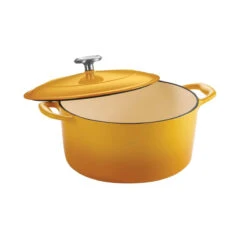 Tramontina 5.5 Qt Enameled Cast-Iron Series 1000 Covered Round Dutch Oven -Shop Kitchen Cliques tram80131 086ds