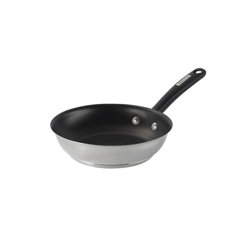 Tramontina Duo Stainless Steel Fry Pan With Non-Stick Interior 3 Tramontina Duo Stainless Steel Fry Pan With Non-Stick Interior