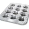 USA Pan 12 Cup Crown Muffin Pan 1 USA Pan 12 Cup Crown Muffin Pan -Shop Kitchen Cliques usapan1210mf