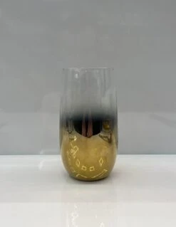 Vikko Decor - Gold Ombre , Highball Glass, 12.5 Oz