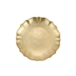 Vietri Baroque Glass Cocktail Plate