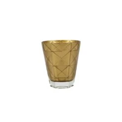 Vietri Prism Tumbler, Gold