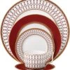 Wedgwood Renaissance Red Dinnerware, 5 Pc. Place Setting 1 Wedgwood Renaissance Red Dinnerware, 5 Pc. Place Setting -Shop Kitchen Cliques wedgwoodrenred5pc
