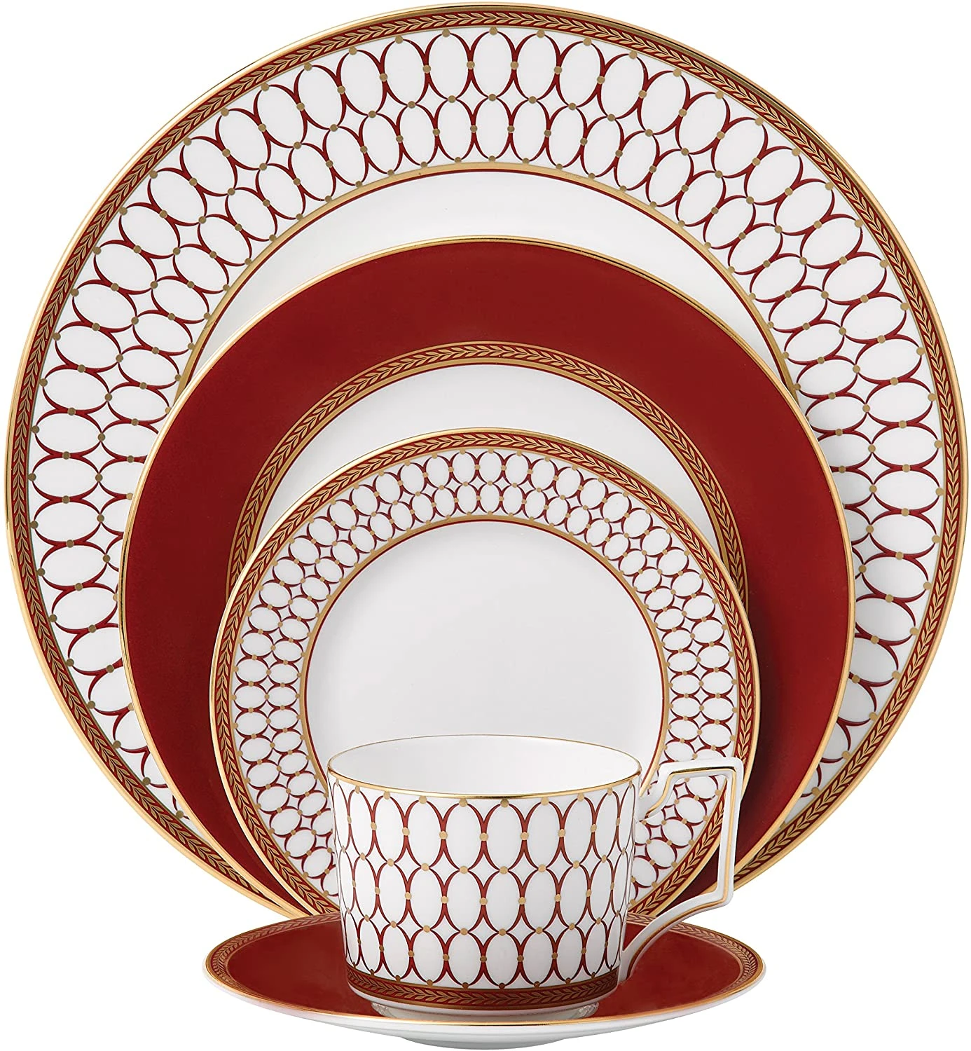 Wedgwood Renaissance Red Dinnerware, 5 Pc. Place Setting 3 Wedgwood Renaissance Red Dinnerware, 5 Pc. Place Setting