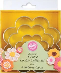 Wilton Flower Cookie Cutter, Set/4
